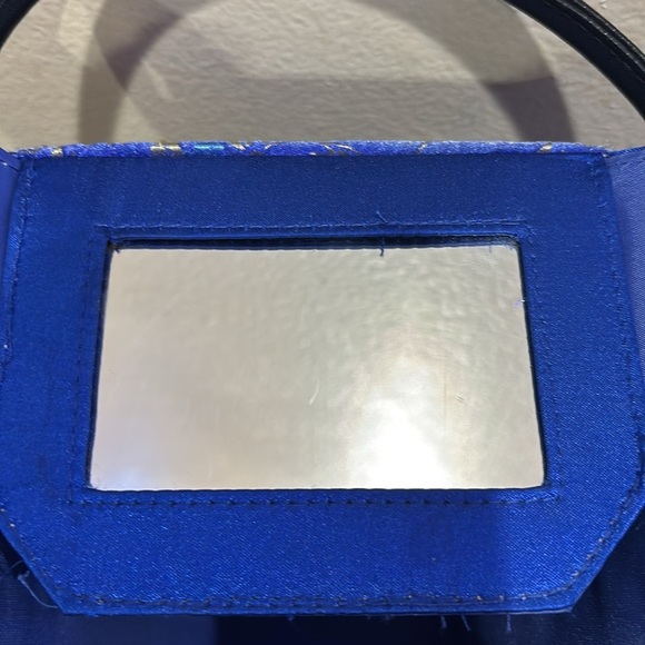 Elegant Chinese box Blue Floral Women's Handbag - Picture 6 of 8